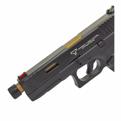 Golden Eagle G-Series TTI Metal Green Gas Blowback Pistol - Gel Blaster - Image 4
